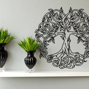 Tree of Life Wall Decal - Celtic Symbol Sticker, Inspirational Decor, Bedroom Wall Decal se031