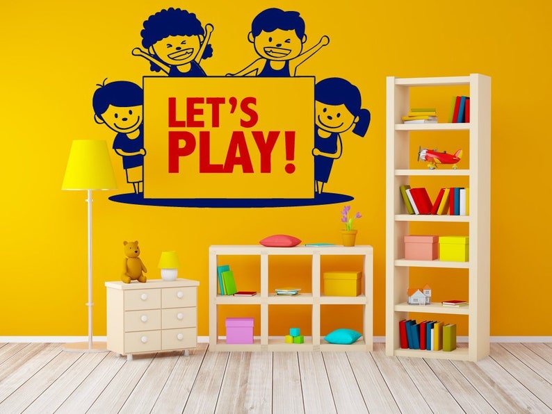 Playroom Wall Decal Preschool Sticker Nursery Decal Etsy