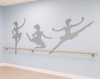 GLOBLELAND 10 Pz Danza Silhouette Window Stickers Ballerino