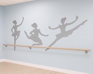 GLOBLELAND 10 Pz Danza Silhouette Window Stickers Ballerino