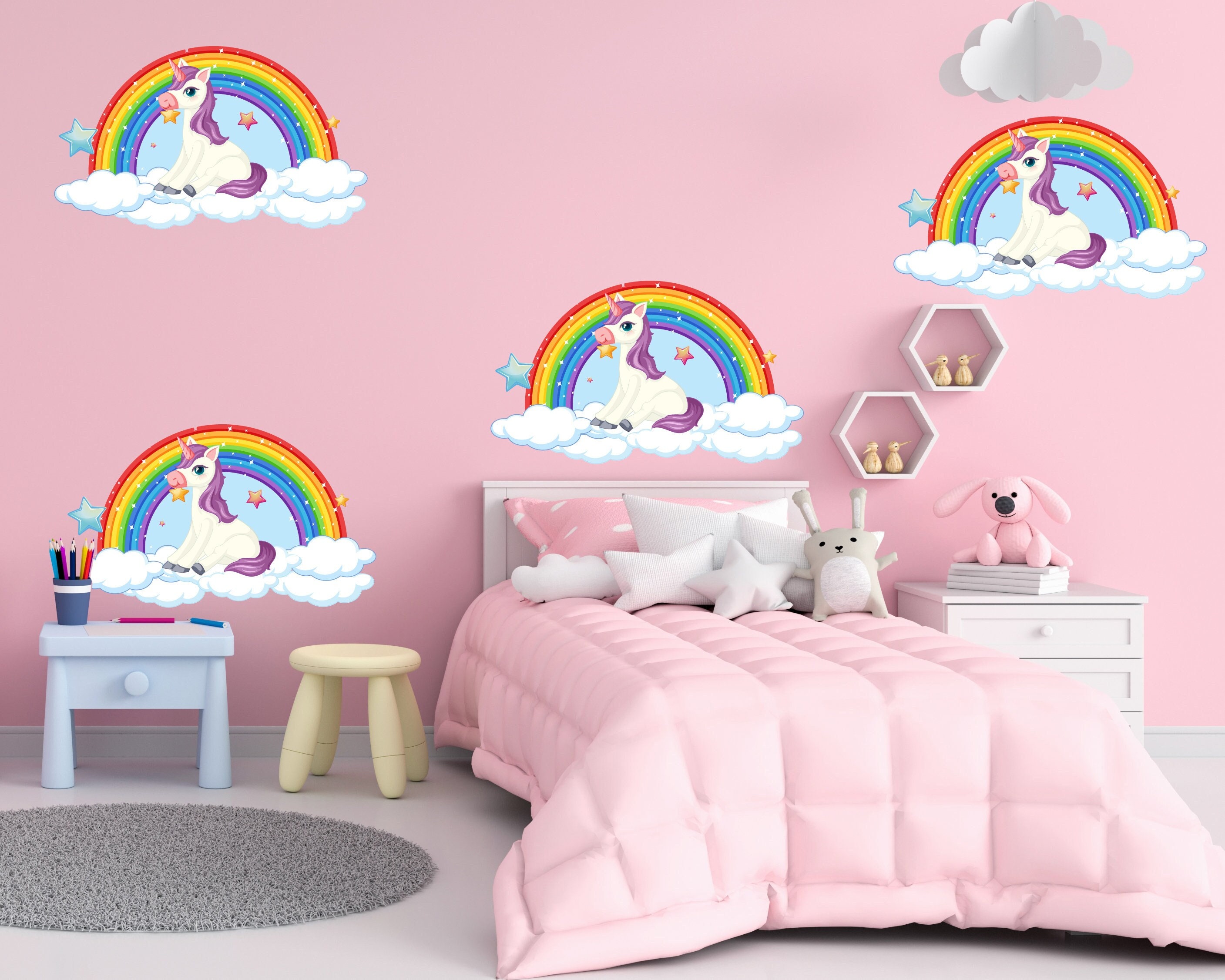 Kids Room Wall Decal - Meli the Unicorn