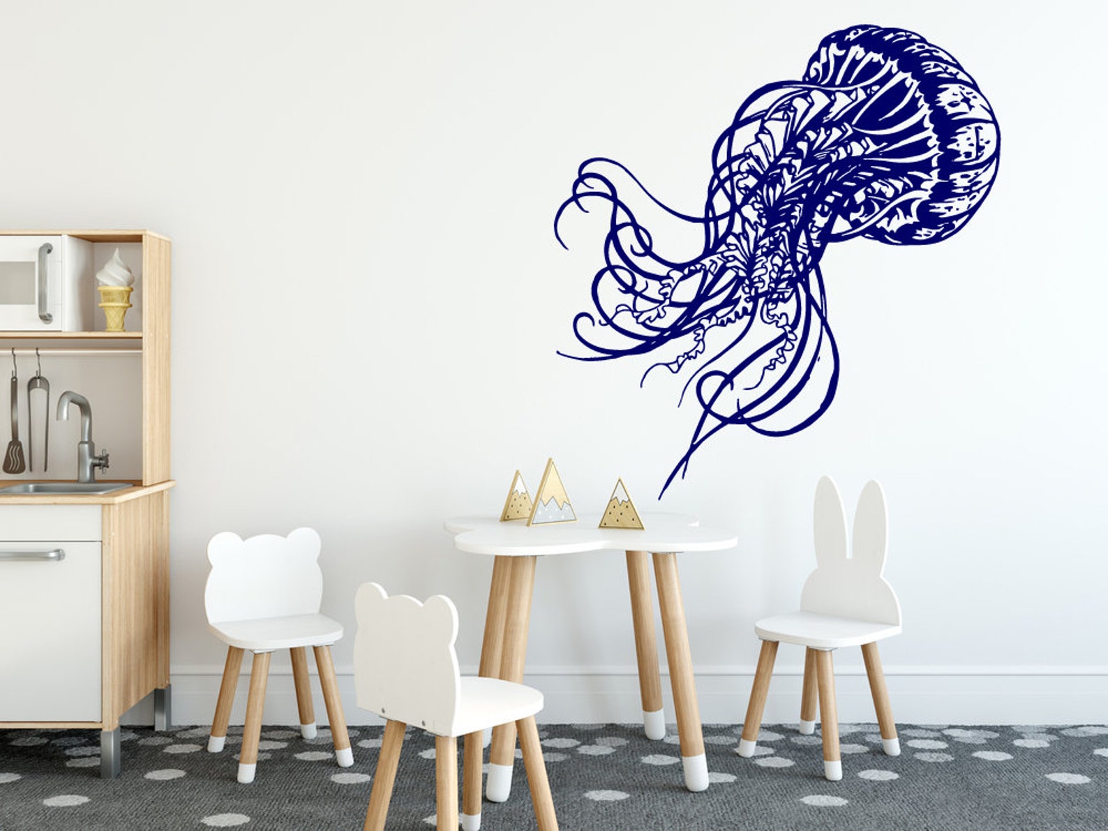 Jellyfish Wall Decals Jellyfish Nursery Decals Jellyfish Etsy