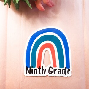 Ninth Grade Decal, Ninth Grade Sticker, Education Sticker, Teacher Decal, Education Decal,  Teacher Sticker