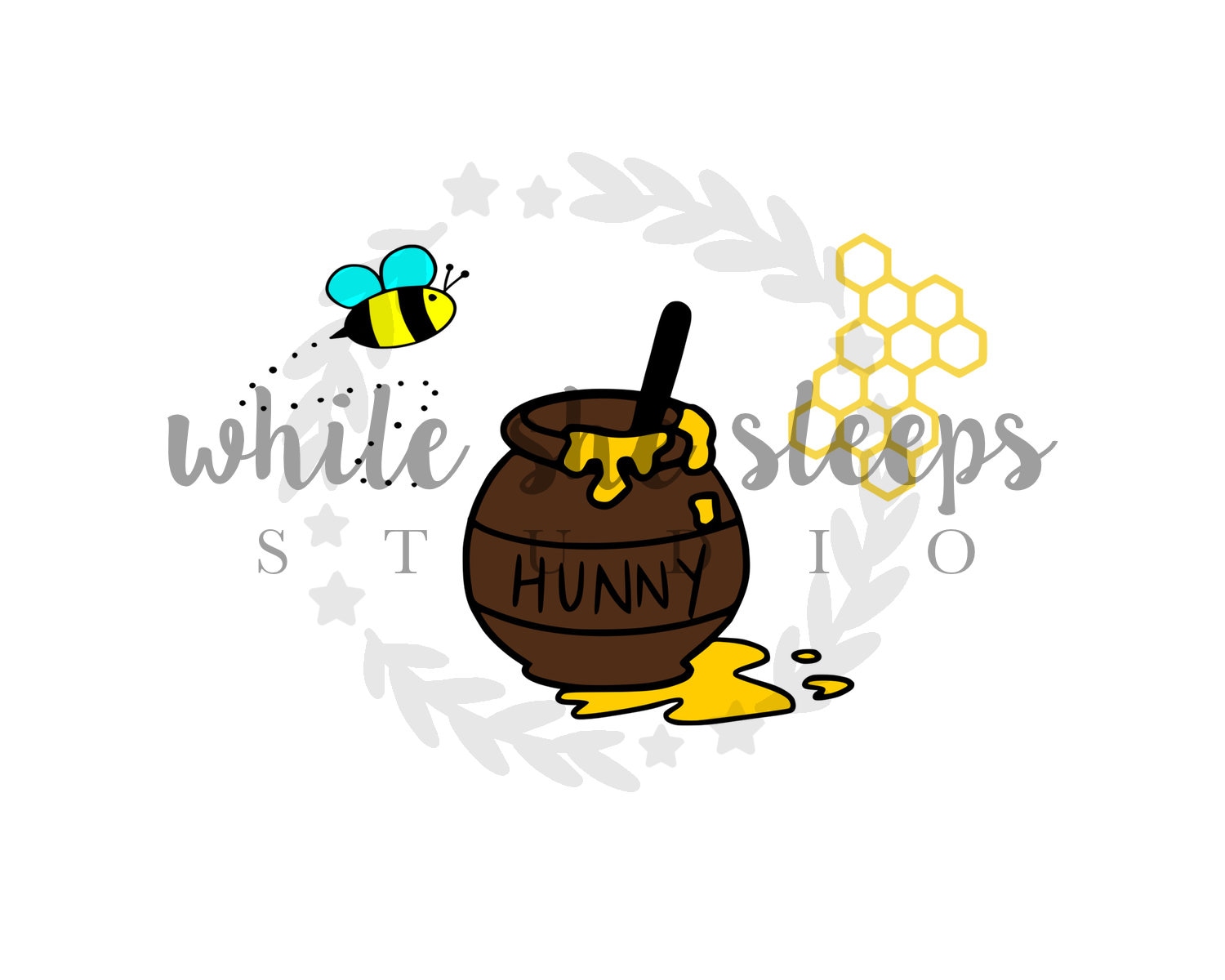 Winnie the Pooh Hunny Bundle SVG DIGITAL FILE Etsy