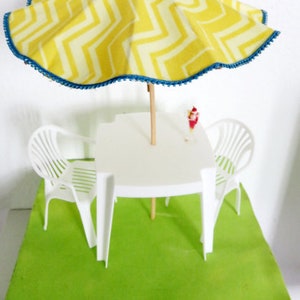 Garden table. 1:12 scale