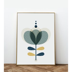 Mitte Jahrhundert moderne 2 Stück Wandkunst skandinavischen | Etsy