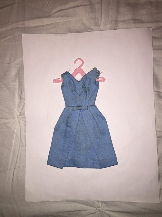 vintage barbie blue dress