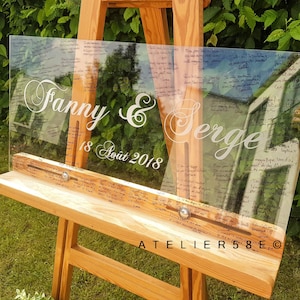 Clear guest book alternative, Wedding guest book