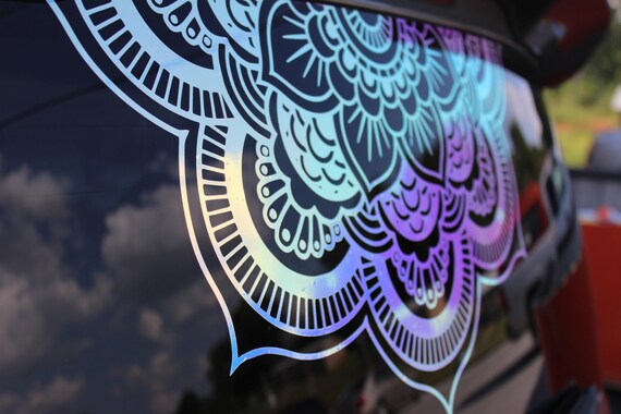 Download On Sale Big Car Decal Mandala Car Decal Mandala Intricate Etsy