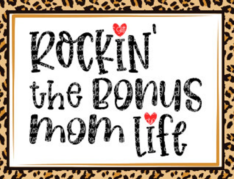 Download Bonus Mom Life Svg SVG PNG DXF Digital Download Cricut | Etsy