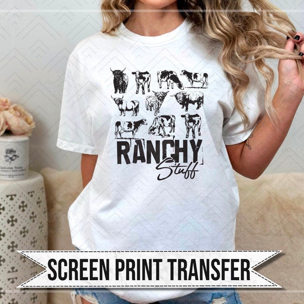 Screen Print Transfers Etsy