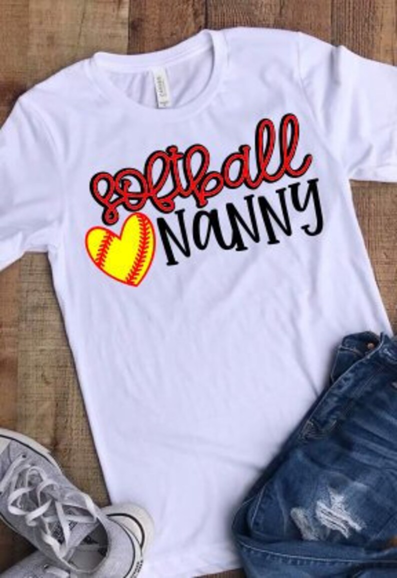 Download Softball Nanny Svg Softball Svg SVG PNG DXF Eps Digital | Etsy