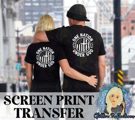 One Nation Under God Screen Print 