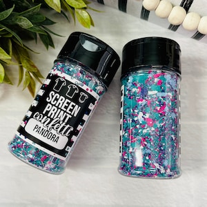 Pandora Screen Print Confetti| Shirt Confetti| Shirt Sprinkles| Shirt Making| Screen Confetti| Screen Print Confetti| Tee Confetti| Confetti