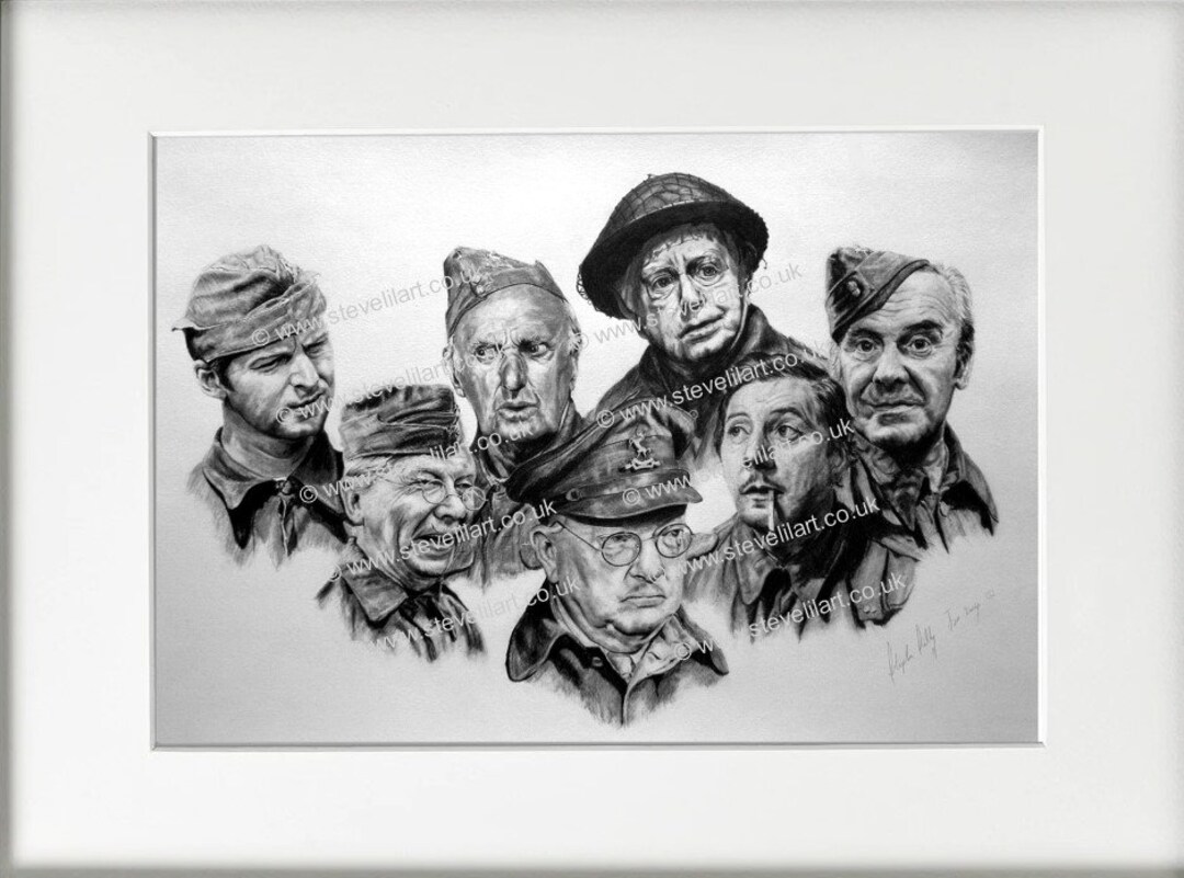 DAD’S ARMY Limited Edition Mounted Certified Print - Etsy UK