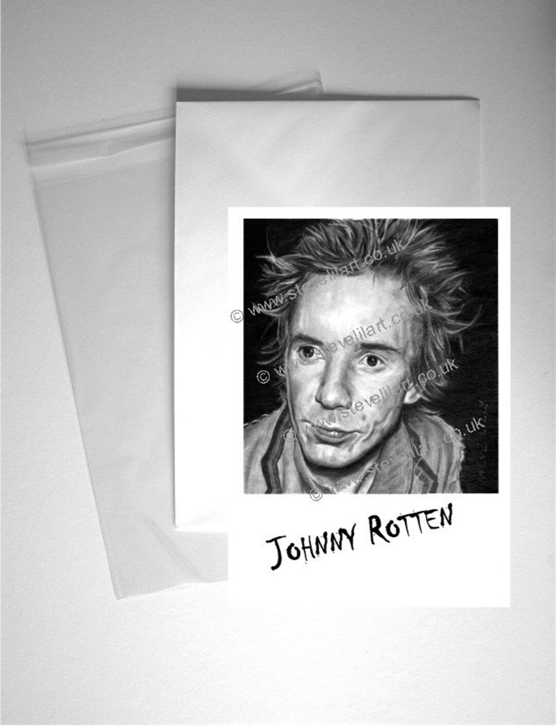 Johnny Rotten/ Sex Pistols, Collector's Greetings Card - Etsy