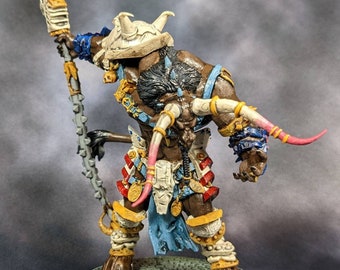 Ghostly Bull Demon Miniature - Elysium Colors