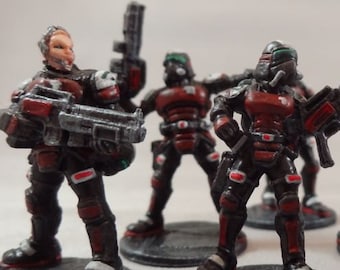 Painted Alien and Sci-Fi Miniatures (from the 'Reaper Bones' and miscellaneous lines)