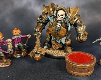 Painted Cute and Creepy Horror Miniatures (from the 'Reaper Miniatures' and assorted lines)