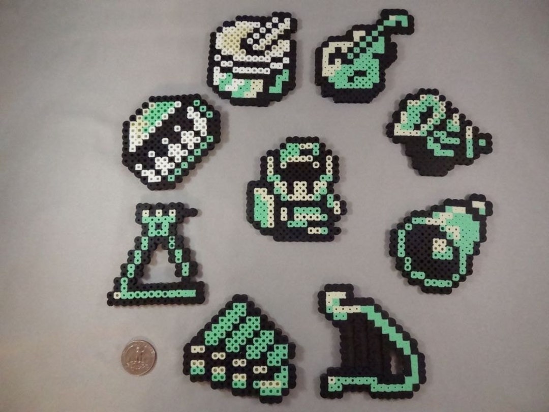 Legend of Zelda Link's Awakening Instruments of the Sirens Perler Bead