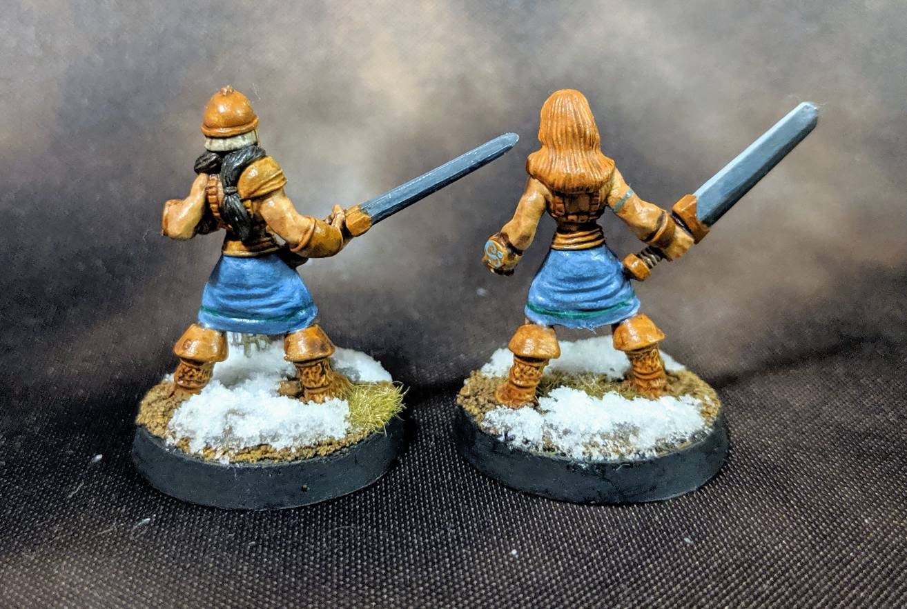 Celtic Warriors Miniatures from the Out-of-print Celtos Line