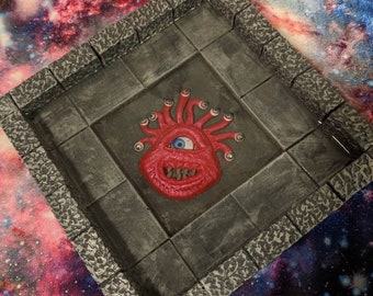 Gaming Dice Tray - Lurking Beholder
