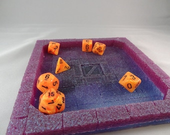 Gaming Dice Tray - Night Sky style