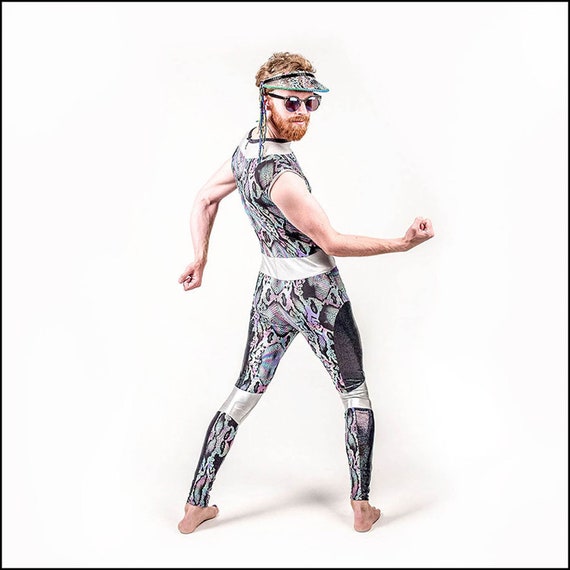 snakeskin unitard