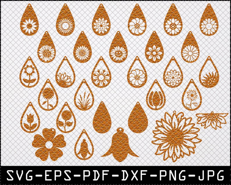 Free Free 330 Sunflower Earring Svg Free SVG PNG EPS DXF File