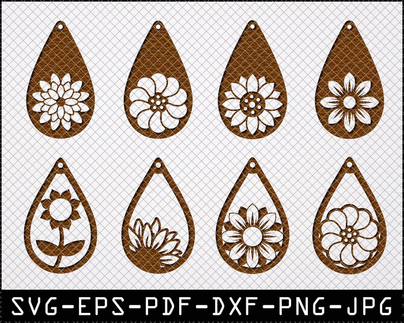 Free Free 115 Sunflower Earring Svg Free SVG PNG EPS DXF File