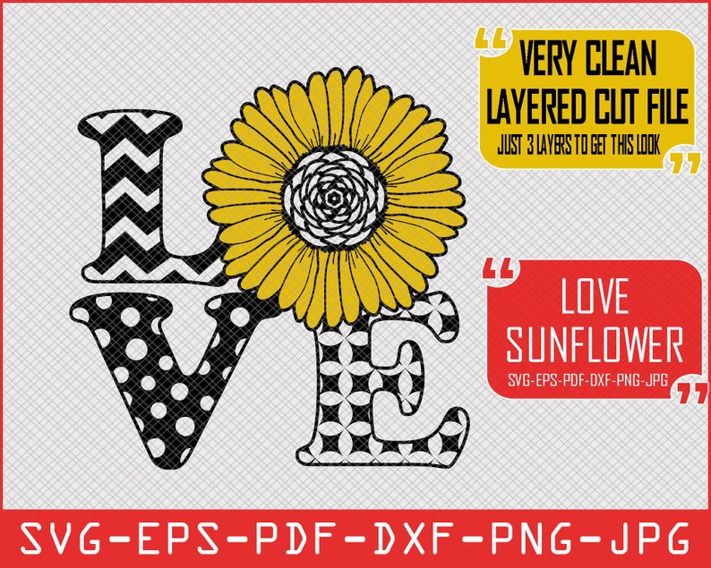 Free Free 173 Sunflower Love Svg SVG PNG EPS DXF File