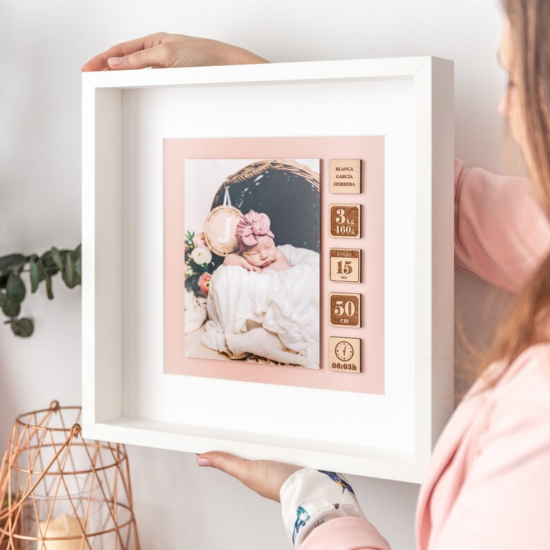 Customizable Photo Frame “BIRTH” - Etsy