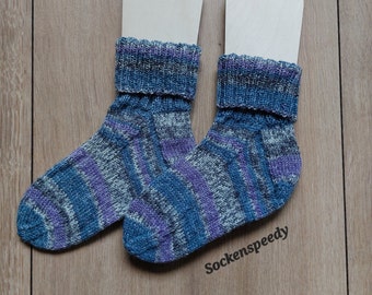 knitted children's socks size 30/31 knitted socks children thick socks children wool socks children cuddly socks children gift children knit