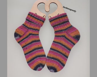 Socks/ wool socks/ ladies socks  - sock size 38/39 - hand knitted - NEW