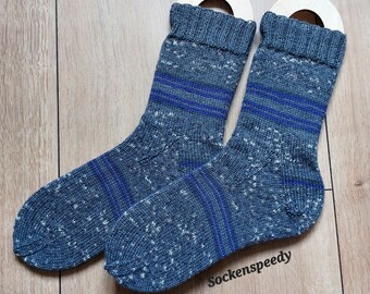 Socks/ Wool socks/ ladies socks -- sock size 38/39 - hand knitted - NEW