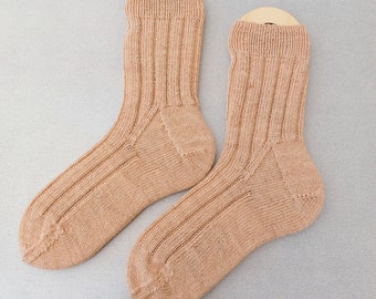 handknitted socks/ wool socks/ socks for men - sock size 42/43 - New - unworn