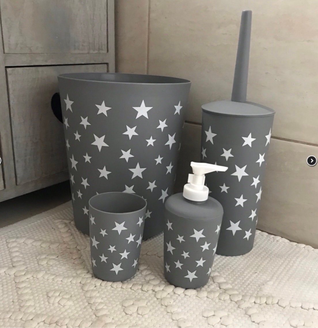 Grey Star Storage Sets. Etsy