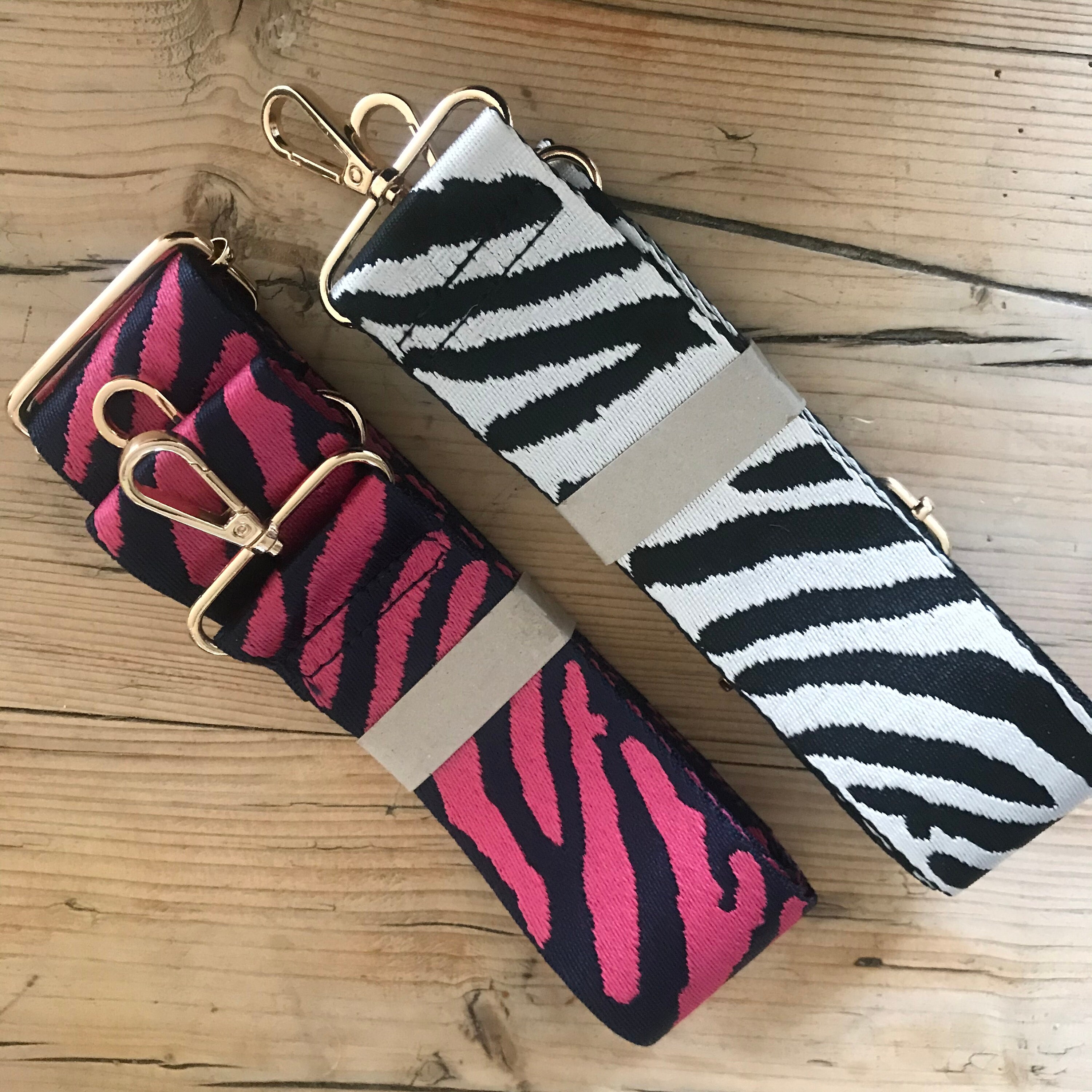 Bag strap leopard zebra cheeta fabric straps to change your Etsy