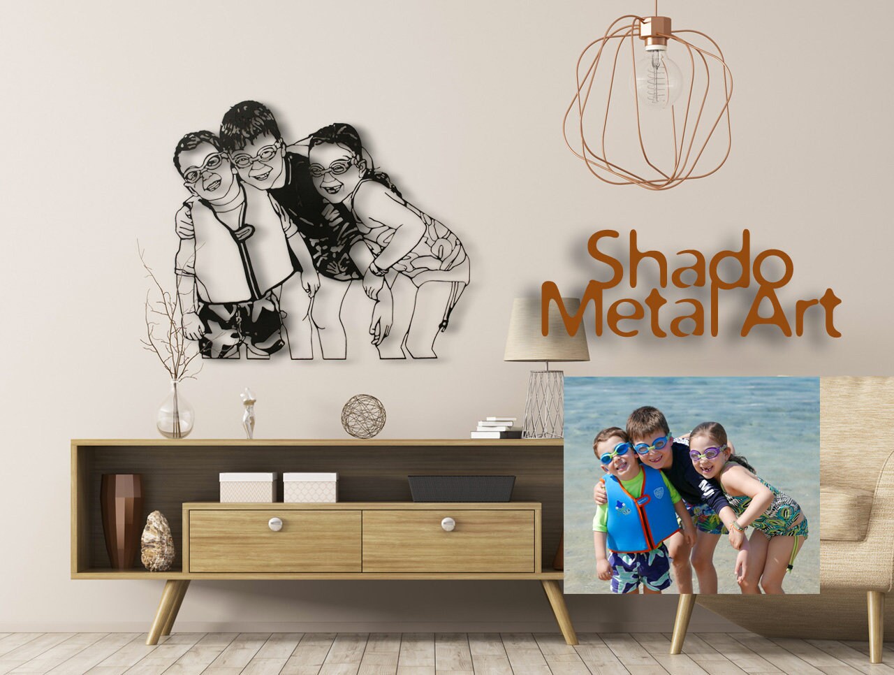 Custom Metal Wall Art Laser Cut Metal Art Wall Decor 10 Year Etsy