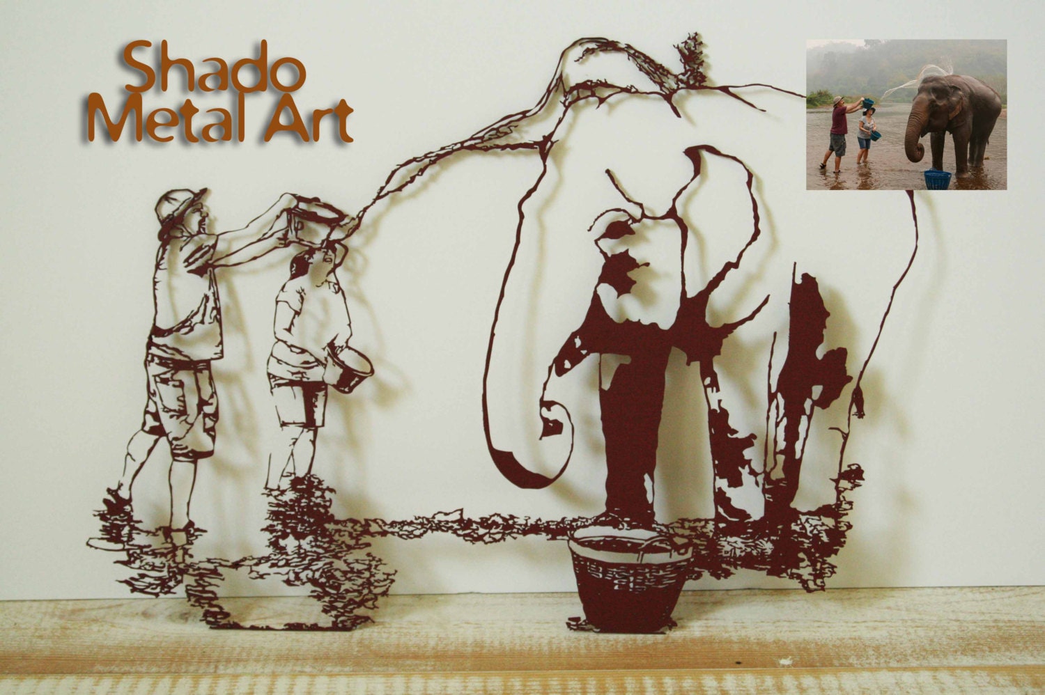 large custom metal wall art decor honeymoon vacation