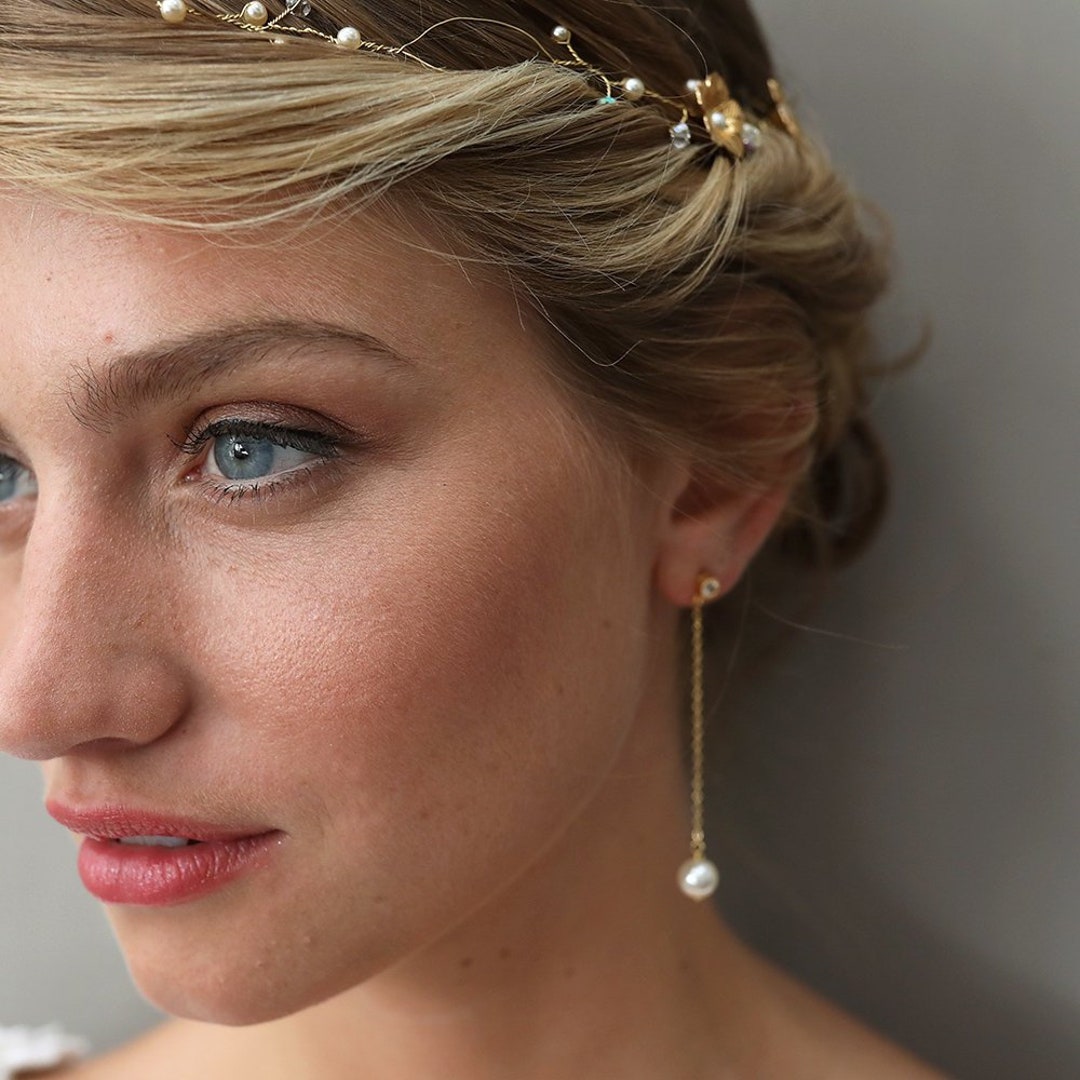 Eliott – Boucles d’Oreilles Mariée Perles