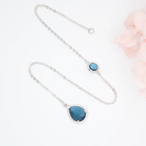 Bridal back jewelry, Charlotte back drop, Blue back jewelry, Bridal back necklace, Green bridal jewelry, Back pendant, Boho.