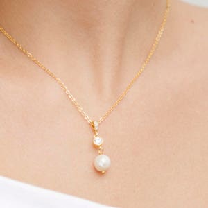 Pearl bridal necklace, Manohé, Pearl bridal necklace, Pink, pink wedding jewelry, Old pink, rhinestone necklace, Bridal pearl necklace, France