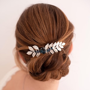 Leaves bridal comb. Romantic wedding comb for wedding hairstyle, boho wedding comb, boho comb. Golden accessories