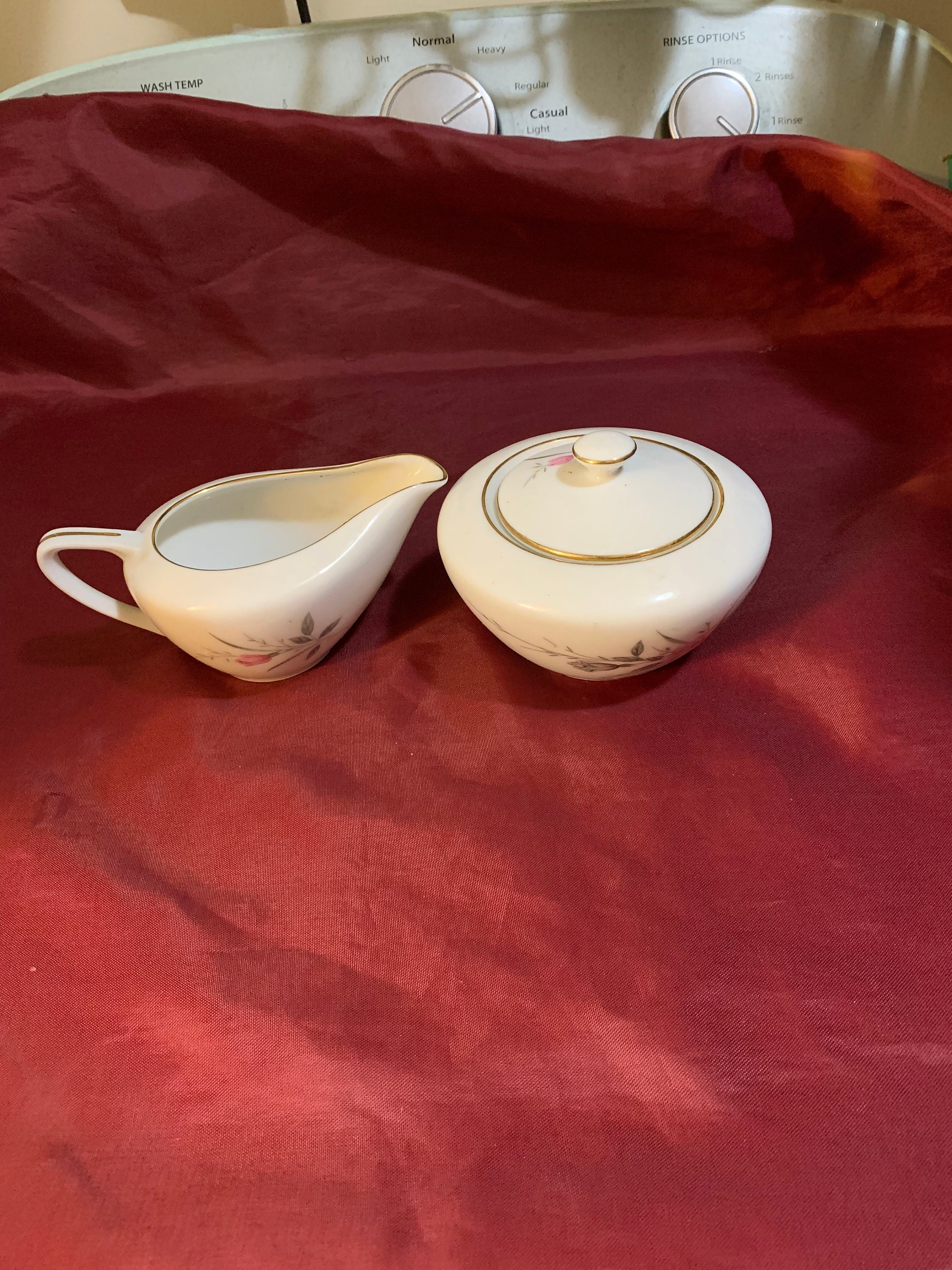 Vintage Golden Rose Fine China of Japan 9 Pieces Excellent Condition Etsy