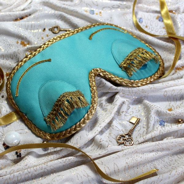 Holly Golightly Schlafmaske, Schlafmaske mit Augen, Reisegeschenk für sie, Audrey Hepburn Maske, Maske zum Einschlafen