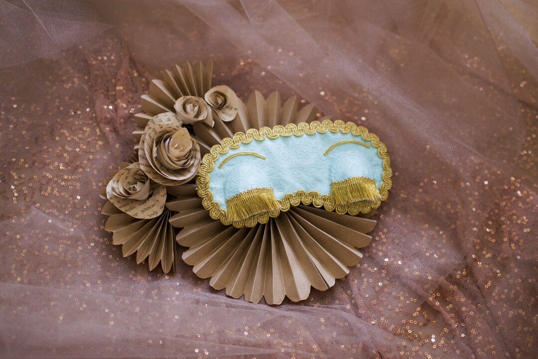 Sleep Mask With Eyes, Sleep Gift for Women, Travel Accessories, Womens