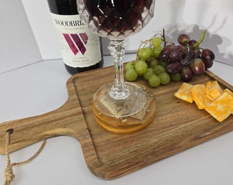 Kula gold infused wine cork and epoxy coasters