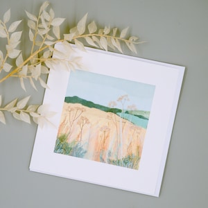 Carte de voeux paysage