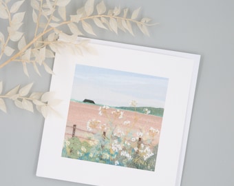 Landscape greeting card